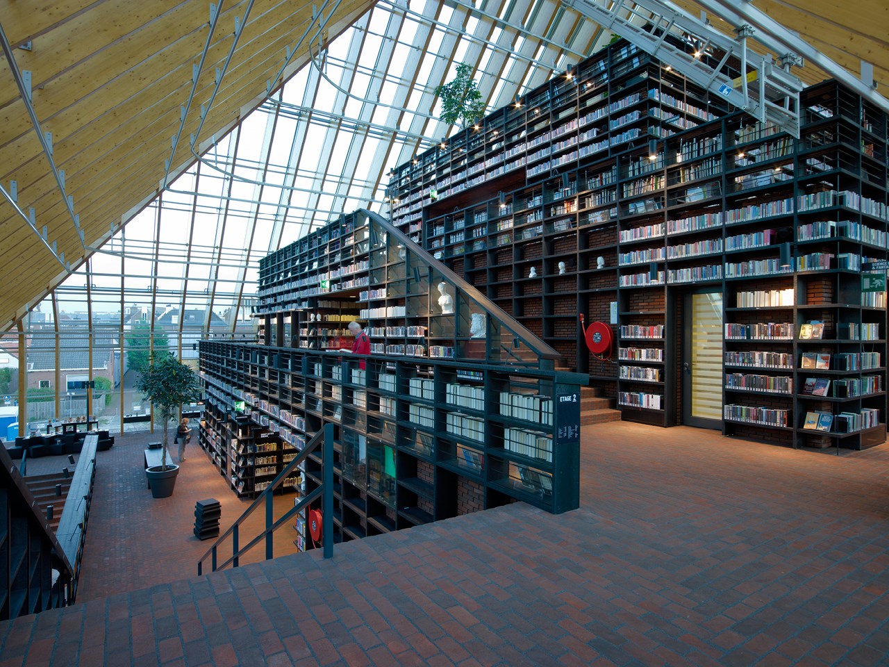 the library in Rotterdam, NL